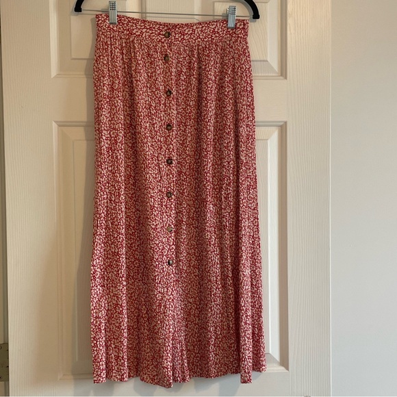 Vintage Russ Floral Matching Button up short sleeve blouse and midi maxi skirt - Picture 4 of 11